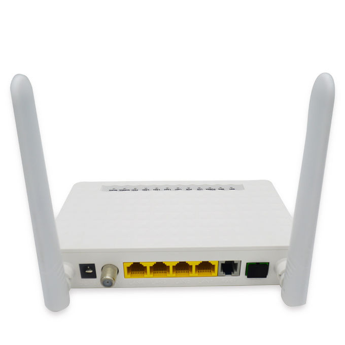 Υψηλό δίκτυο XPON ONU 1GE + 3FE + CATV + WiFi αξιοπιστίας συμβατό με Zte Huawei